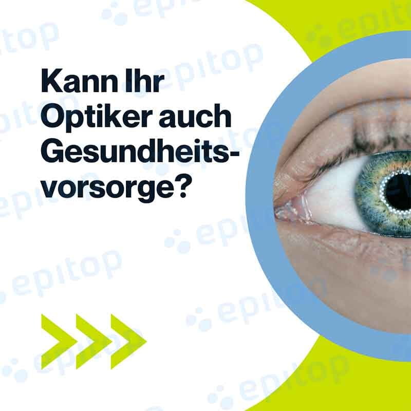 Social-Media Post "Optiker und Gesundheitsvorsorge"