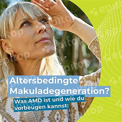 Social-Media Post "Makuladegeneration"