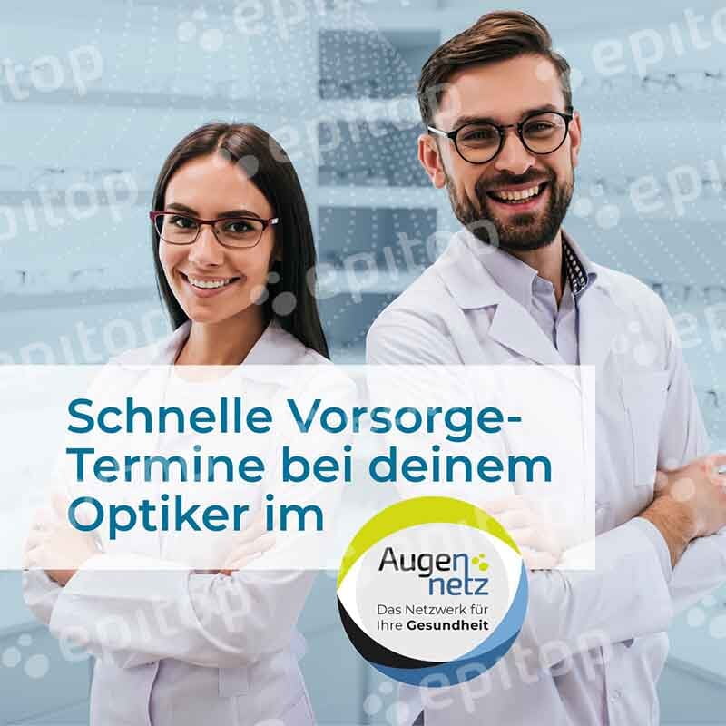 Social-Media Post "Schnelle Vorsorge Termine Optiker"