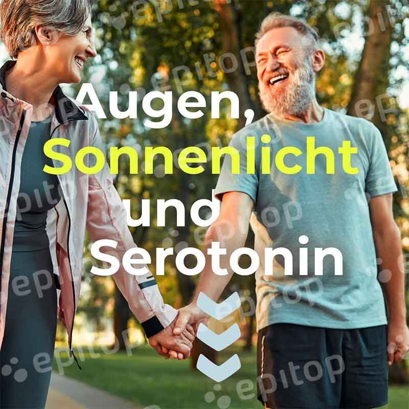 Social-Media Post "Sonnenlicht & Serotonin"